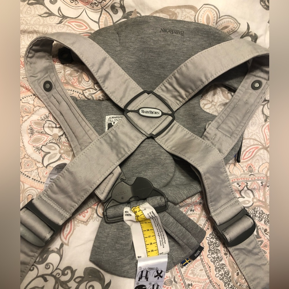 Gray Baby Bjorn. Good condition!